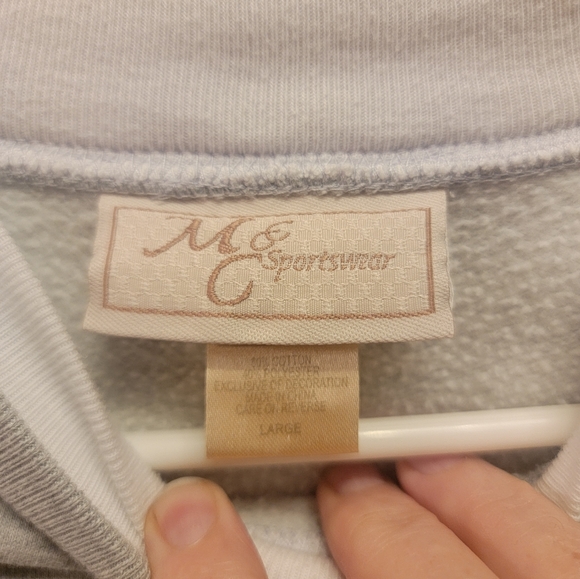 Large Gray Sweatshirt - Picture 3 of 3